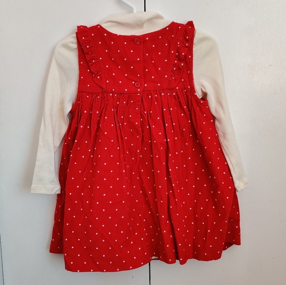NWT Gap Kids Red Polka Dot Jumper Set - Picture 4 of 6